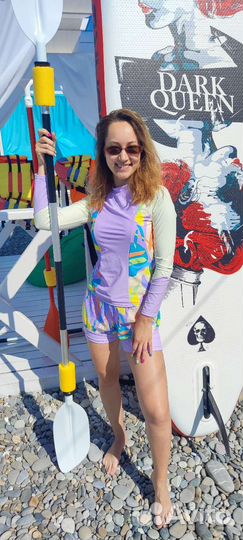 Спортивный костюм, сап борд, плавание