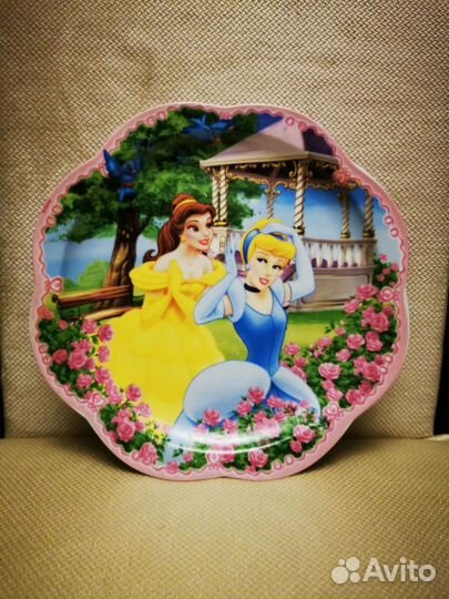 Набор детской посуды, фарфор Испания, новый