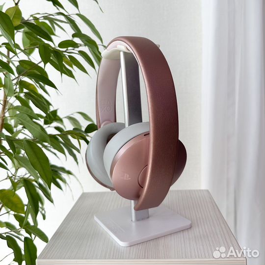 Гарнитура Sony Gold 2.0 7.1 Розовые С Коробкой