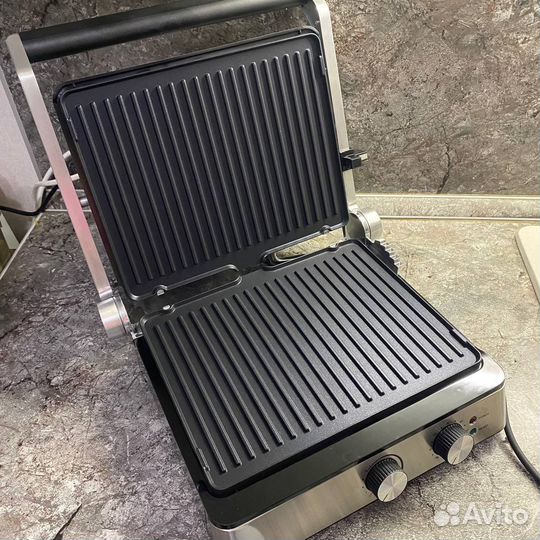 Электрогриль+ вафельница новая