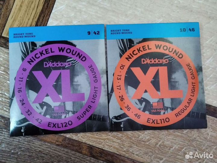 Струны D’Addario EXL110, EXL120