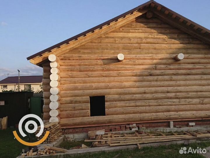 Срубы бань и домов