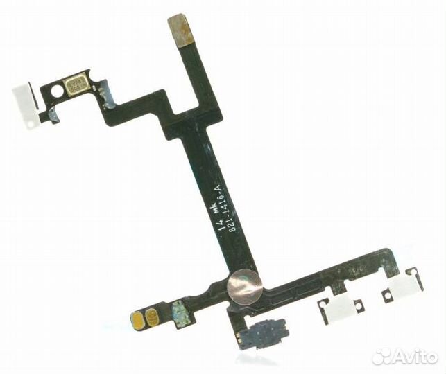 Шлейф iPhone 5 + кнопка включения + боковые кнопки