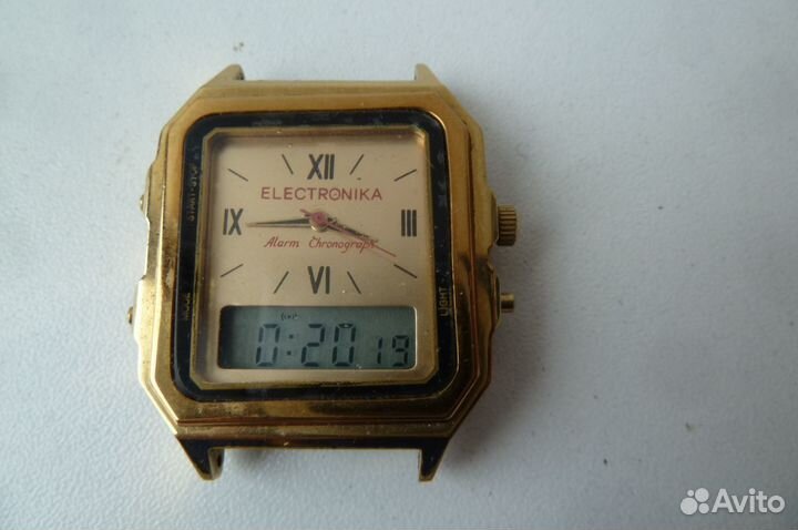 Часы электроника 59Б будильник хронограф СССР
