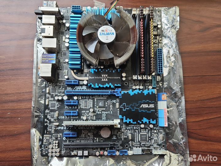 Intel core i7 3770k, Asus P8 Z77-V deluxe, 16 Gb