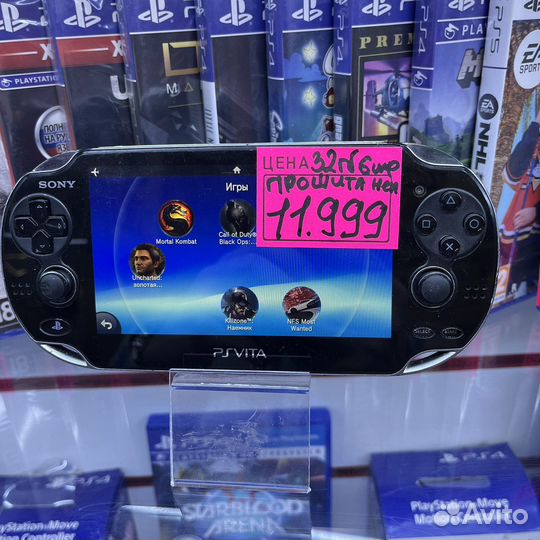 Sony Ps Vita 32gb 6 игр прошитая