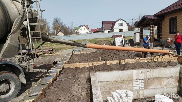 Бетон, раствор,доставка автобетоносмесителем