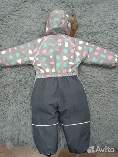 Зимний комбинезон для девочки 98