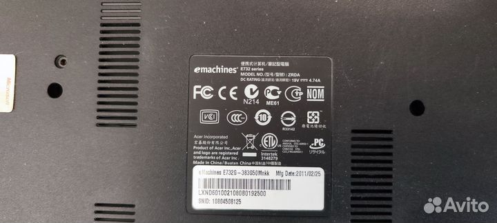 Ноутбуки и монитор (на запчасти)