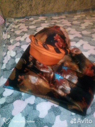 Комплект шапка и шарф(снуд)