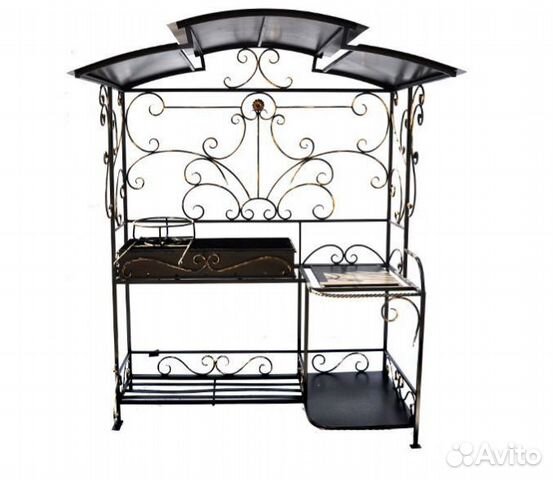 Мангал с крышей Лидер Про