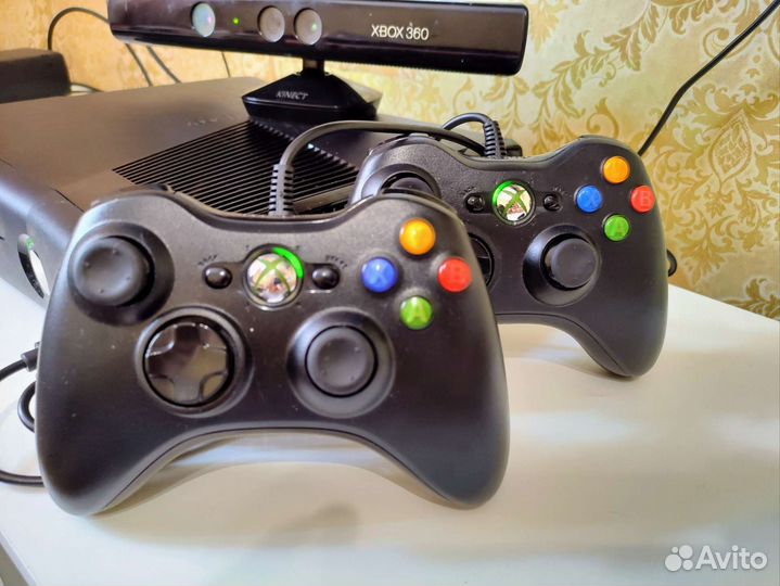 Xbox 360 Slim 500Gb+Kinесt Прошитая