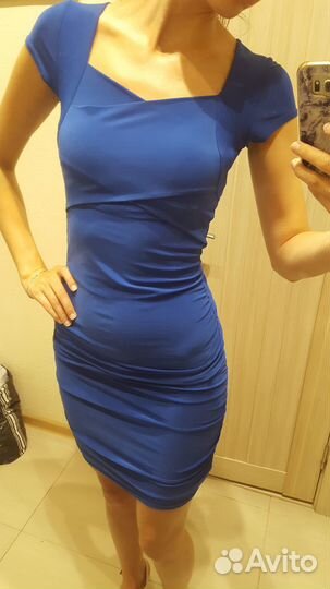 Платье синие S