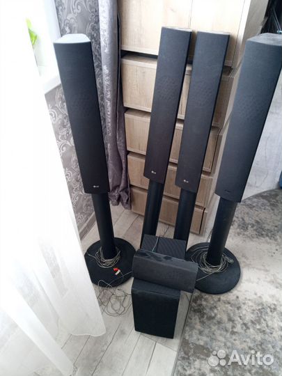 Акустические колонки 5.1 напольные