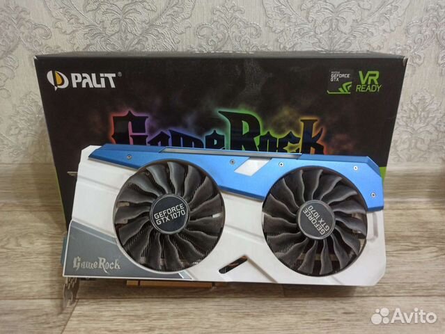 Видеокарта Palit gtx 1070 GameRock
