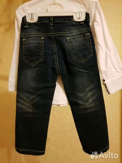 Костюм тройка новый р.86-92