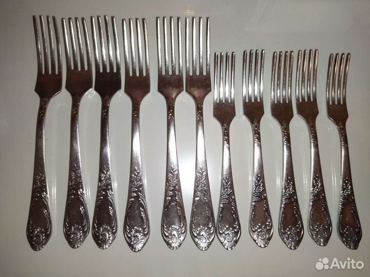 Мельхиоровые столовые приборы