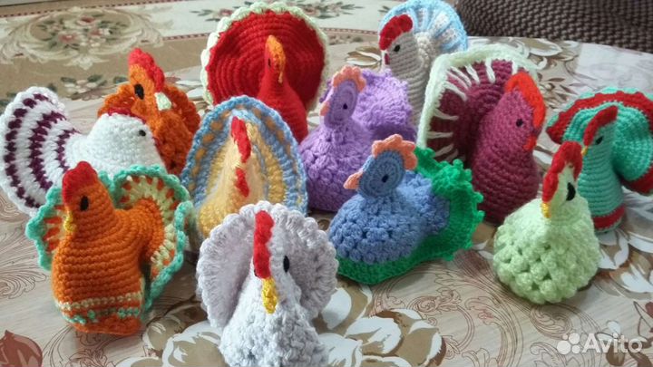 Курочки пасхальные