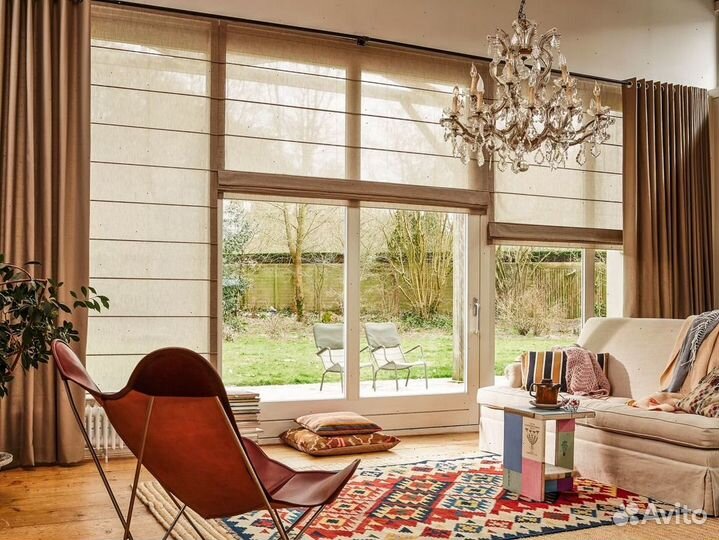 Римские шторы с неубиваемой фурнитурой