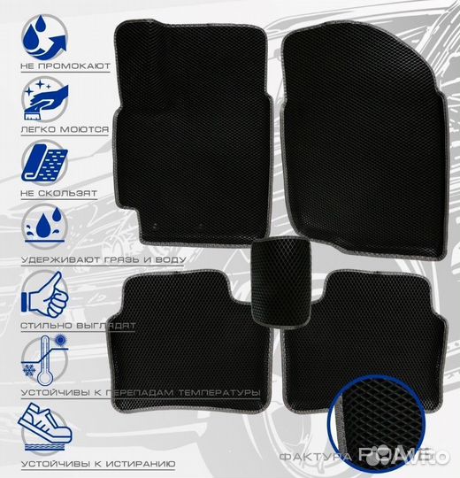 3D коврики ева mercedes-benz W-220 4WD 1998-2005