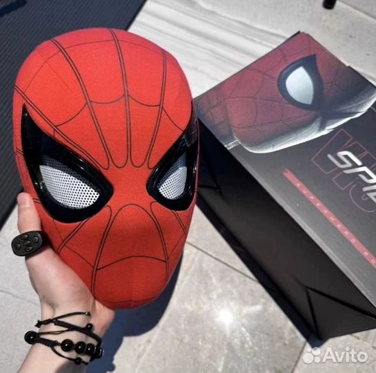 Маска человека паука подмигивающая spider man mask