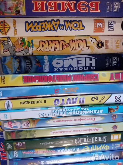 Диски, видео кассеты для детей