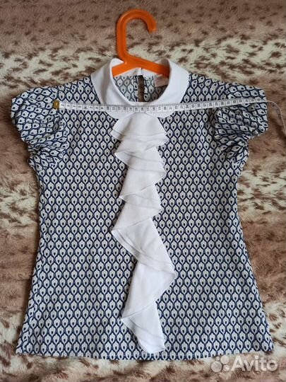 Школьная блузка 128