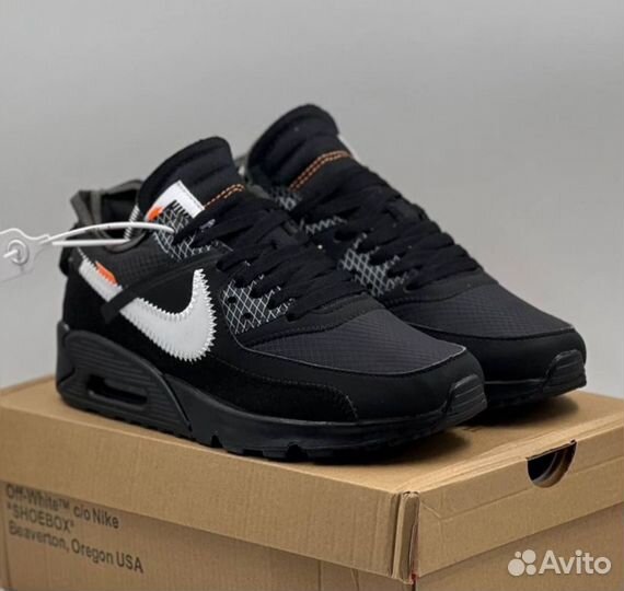 Новые Кроссовки Off White x Nike Air Max 90