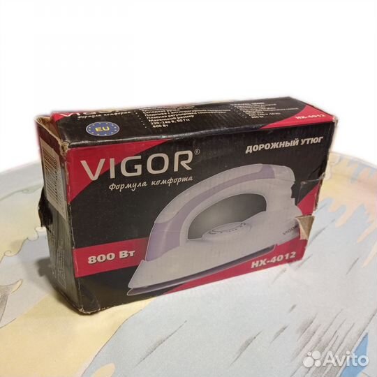 Утюг дорожный складной Vigor 800Вт, Венгрия новый