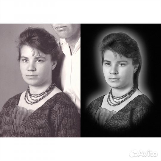 Реставрация фотографий, ретушь фото на памятник