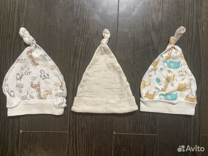 Шапочки для новорождённого