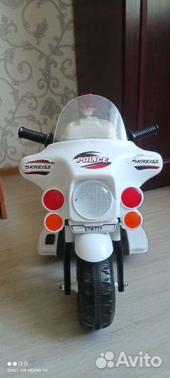 Детский мотоцикл на аккумуляторе бу