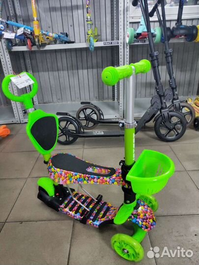 Самокат детский трехколесный 5-1