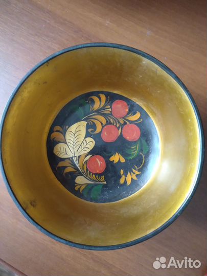 Деревянная посуда СССР Хохлома
