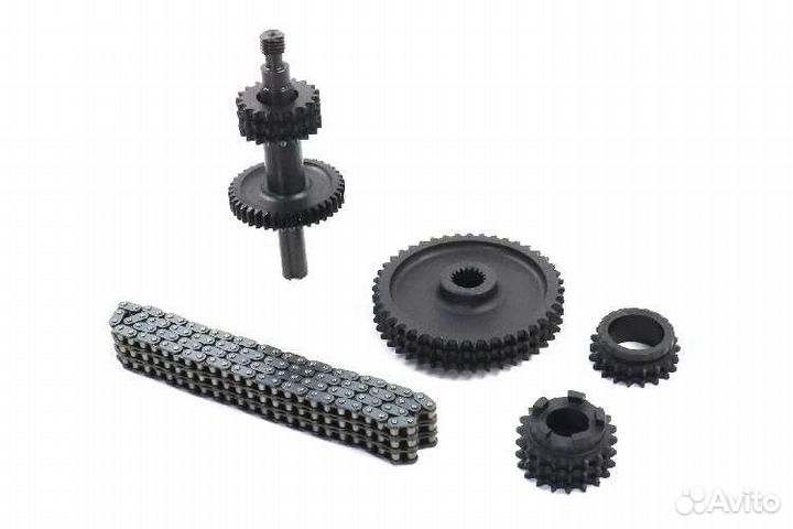 Набор Буран звезд 3-х рядных+цепь 3-х рядная+вал з