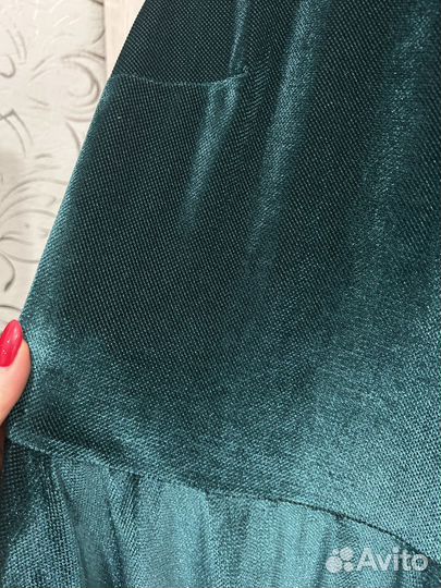 Плате женское бархатное 46 размер
