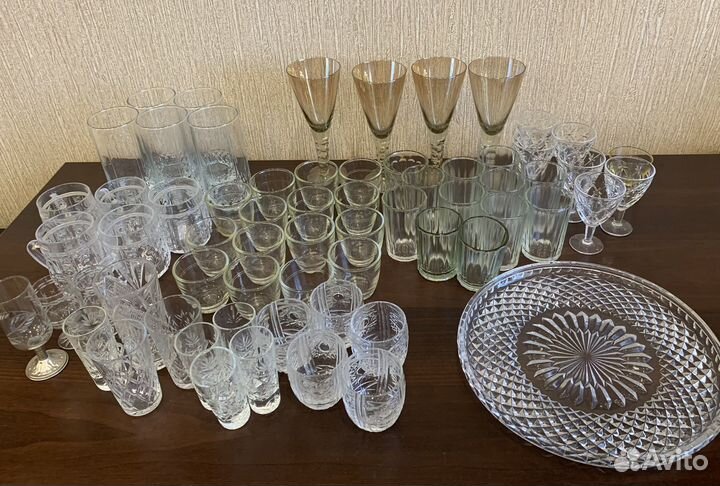 Фужеры стаканчики стопки рюмки из СССР