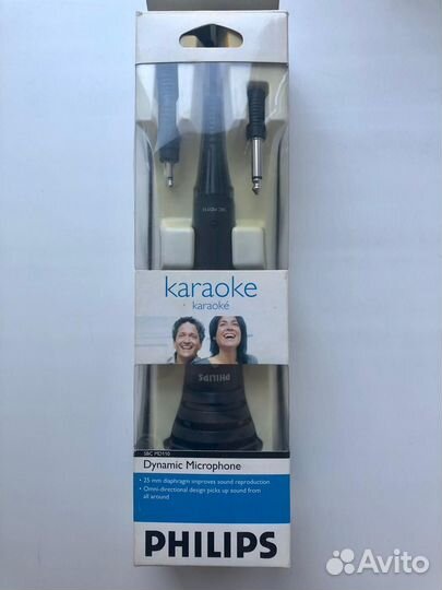 Микрофон караоке Philips новый