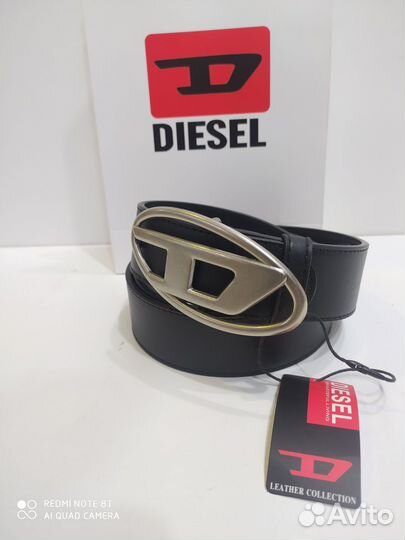 Ремень мужской diesel натуральная кожа люкс