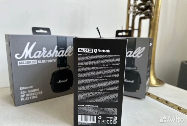 Наушники marshall major 3 bluetooth