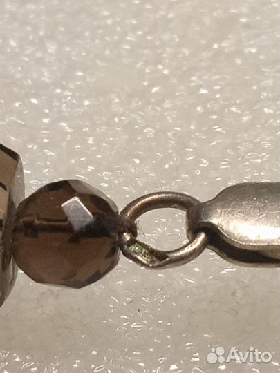 Бусы Коллекционные 60 см.Раухтопаз