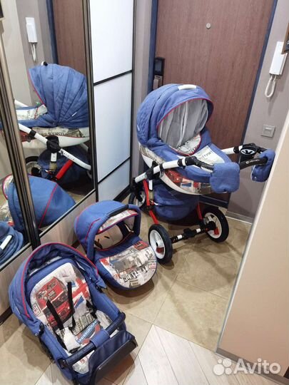 Коляска Adamex barletta 3 в 1