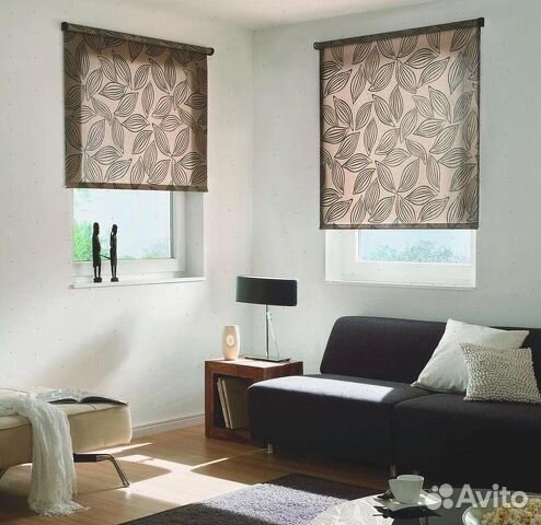 Рулонные шторы. Замер и монтаж бесплатно