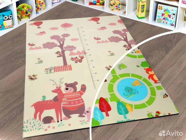 Детский коврик для ползания новый