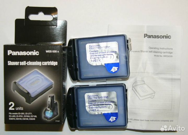 Картридж самоочистки бритв Panasonic WES035K