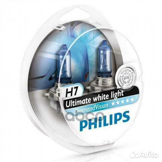 Лампа philips галогеновая H7 PX26D 55W 12972DVS2