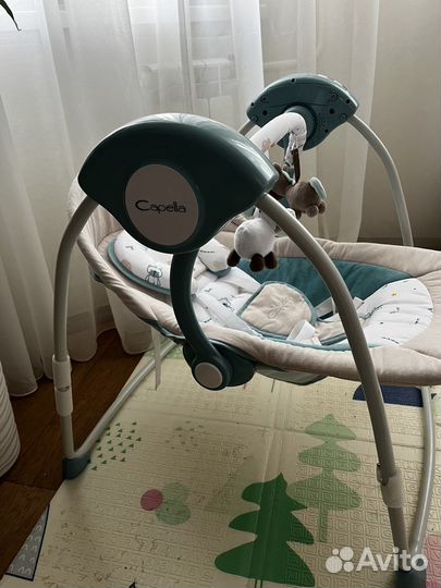 Детские электронные качели для новорожденных