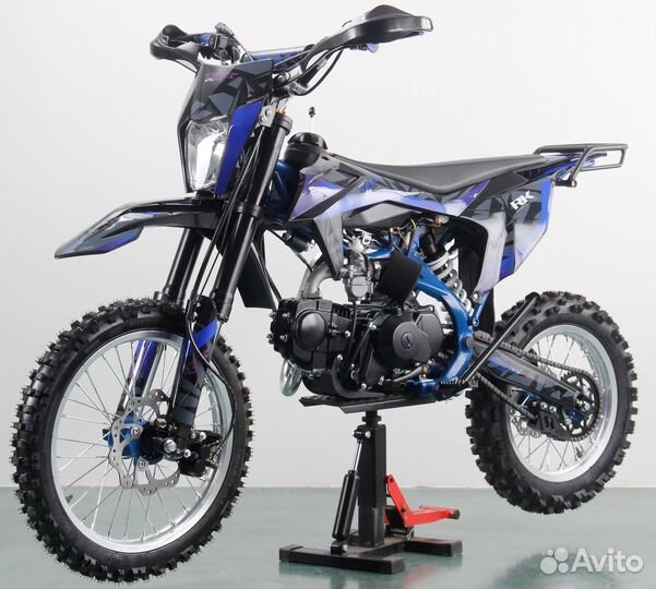 Питбайк Racer TRX140Е синий