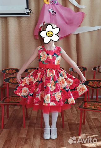 Праздничное платье для девочки 110 116