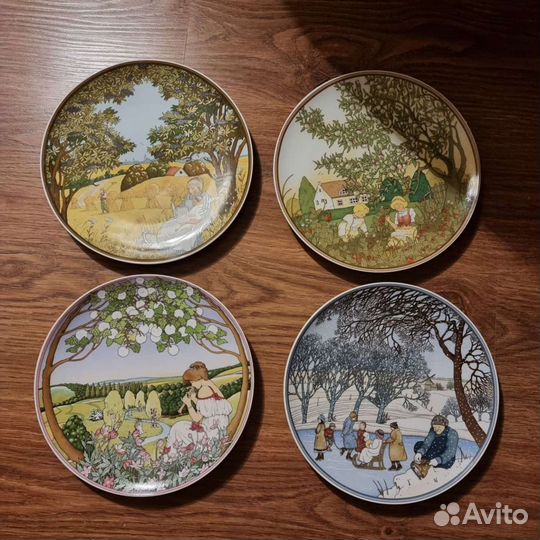 Серия тарелок.Villeroy&Boch. Времена года.25 см